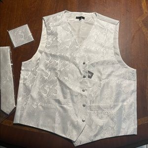 Men white vest